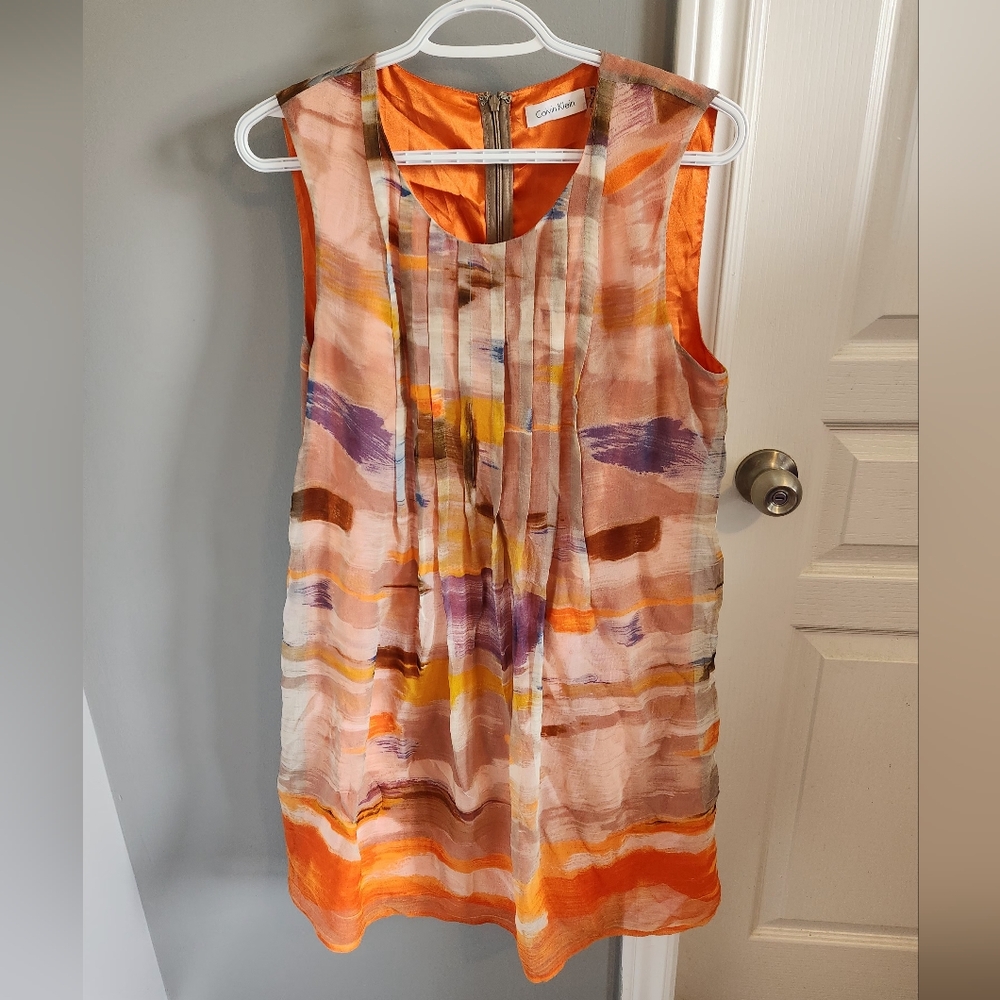 Calvin Klein Multicolor Sleeveless Dress